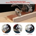 thumbnail image 3 of 7Pcs Mini HSS Scie à Disque à Grande Vitesse Scie à Disque Scie à Disque Mini Roue à Disque Lames de Coupe Circulaires Mandrins Perceuses Outils Rotatifs Noir, 3 of 8