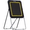 Champion Sports Deluxe Lacrosse Target: Ball Return Bounce Back Net Set for Professional, College and Grade School Training & Drills - 4' x 3' Rebound Area
