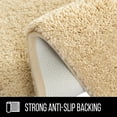 thumbnail image 4 of 24 x 16 Non Slip Bathroom Rugs Durable Soft Bath-Mat for Bathroom Machine Washable Bath Mats Rugs Water Absorbent Bathroom Mats with Fluffy Microfiber Beige, 4 of 6