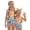 #A04-Multicolor, variant on Abcomgle Girls One Piece Swimsuits 10-12 Floral Print One Piece Girls Swimsuit Ruffled Stretchy Girls Swimwear