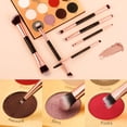 thumbnail image 4 of Set de brochas de maquillaje Docolor de doble cara, 6 unidades, sombra de ojos, 4 of 9