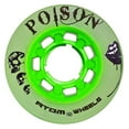 thumbnail image 2 of Poison Savant Skate Wheels for Perfect Speed and Control, 84A 59mm x 38mm, Pink, Blue, Purple, Black, Green, 4 or 8 Pack, 2 of 3