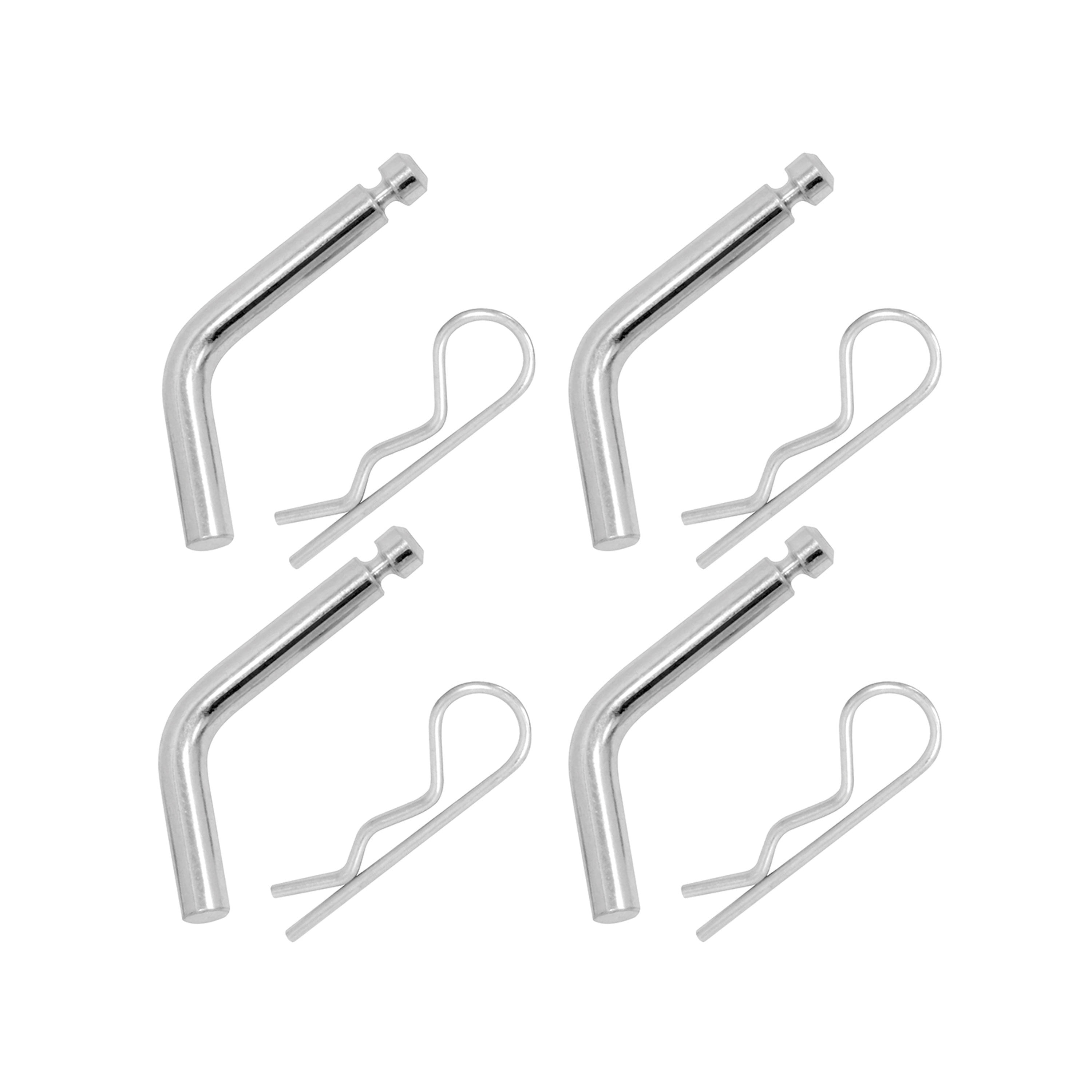 58053 Reese Trailer Hitch Pin Clip Replacement 4 Pins and Clips  For