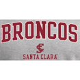 thumbnail image 2 of Men's Ash Santa Clara Broncos Proud Mascot Long Sleeve T-Shirt, 2 of 2