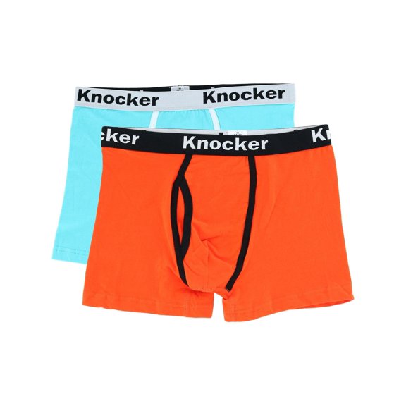 Knocker  Boxer Briefs with Contrasting Trim (2 Pack) (Men)