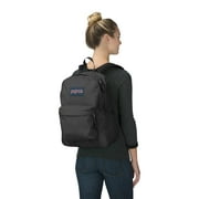 JanSport SuperBreak One Backpacks, Black - Durable, Lightweight Bookbag with 1 Main Compartment, Front Utility Pocket with Built-in Organizer - Premium Backpack