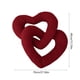 thumbnail image 3 of Almohada con nudo en forma de corazón, osito rojo, para boda, para muñecas, dormitorio, sofá, decorativa., 3 of 6