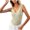 Khaki, variant on Lolmot Tops for Women Fashion Slim Fit Solid Color Camisoles Knitwear Lace Edge V-Neck Sling Tank Top