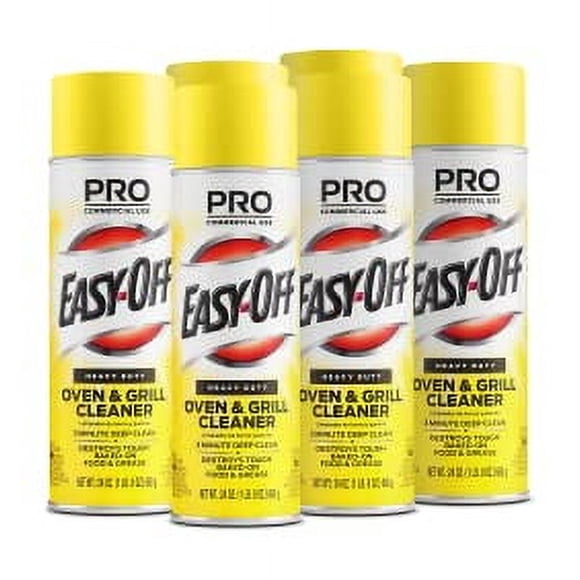Easy Off Heavy Duty Oven Cleaner Spray, 24oz, Removes Grease (Pack of 6)
