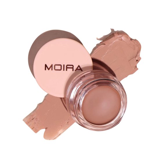 Sombra + Primer Moira Cosmetics En Crema 2 En 1 Tono 04, Peach Nude