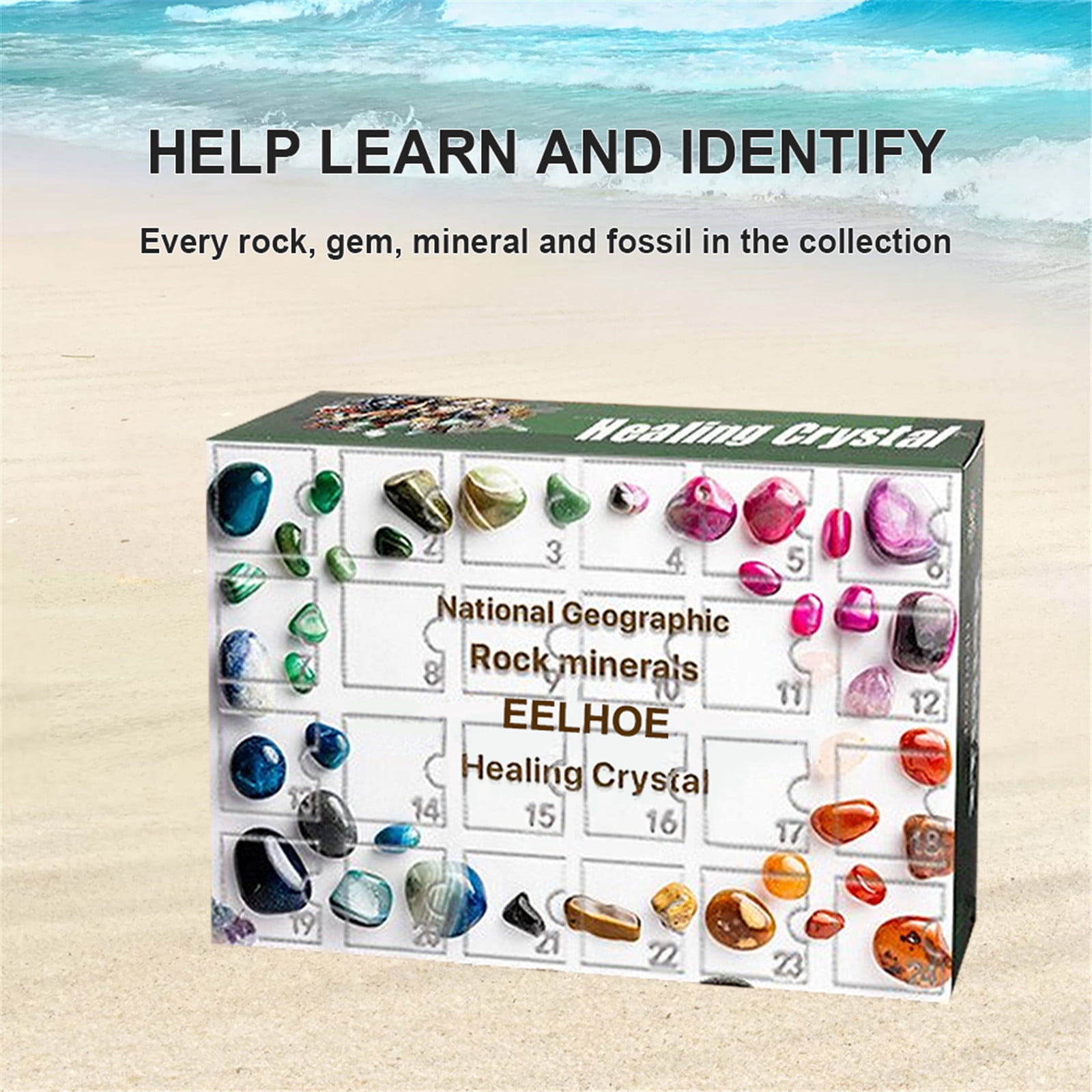 Folzery Healing Crystal Advent CalendarArt And Craft Advent Calendar -  Walmart.com