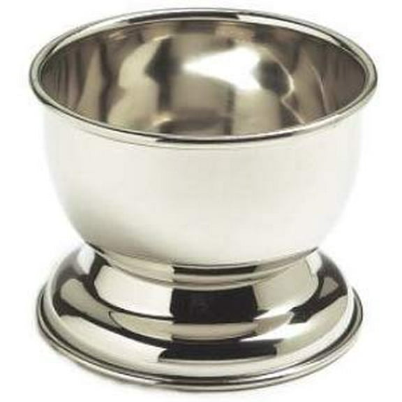 GBS Modern Contemporary Durable Shave Soap Bowl with High Quality Stainless Steel (All Natural Soap Included)