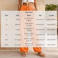 thumbnail image 4 of ClodeEU Women's High Waisted Wide Leg Linen Pants,Casual Elastic Waist Summer Trousers with Pockets Orange,Women's Plus L, 4 of 9