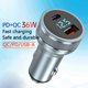 thumbnail image 4 of Cargador de coche de 36 W con pantalla LED | Puertos de carga rápida QC3.0 y PD | Cargador USB dual de 60 W para teléfono, tableta y cámara de salpicadero | Protección contra sobrecargas y, 4 of 9