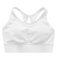 thumbnail image 7 of OSOLU Women Yoga Sports Bra With High Support And Feel Workout Sports High Support Comfortable Bralettes White M, 7 of 7