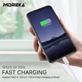 thumbnail image 2 of Cargador Tipo C Moreka MR0805 2.1A Incluye Cable, 2 of 10