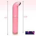 thumbnail image 3 of Prisms Vibra Glass 10x Mini G-Spot Vibrator, Pink, 3 of 5