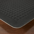 thumbnail image 4 of MARTHA STEWART Mira Modern Heathered Solid Anti-Fatigue Air-Infused Kitchen Mat, Black, 19.6"x32", 4 of 8