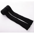 thumbnail image 5 of Janrevotw  2 Pairs Women'S Knitted Leg Warmers Casual Style Solid Footless Thigh High Socks (Black, Coffee, Grey), 5 of 5