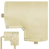 Lingsida Preventer Cover Insulated Pouch, Pressure Vacuum Breaker Cover, Winter Water Well Pump and Sprinkler Valve Insulation