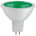 thumbnail image 2 of 24 Pack Sunlite MR16 Green LED Bulb, 12 Volt, 3 Watt, 90 Lumens, GU5.3 Base, 30,000 Hour Long Life, 25W Equivalent, Energy Saving, Cool Touch, 2 of 3