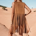 thumbnail image 4 of Jackets for Women Fall Jackets for Women 2025 Stylish Women's Casual Jackets for Relaxed Outfits Sleeveless Design With Fringe Details for All Seasons, 4 of 9