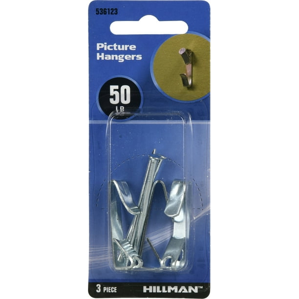 Hillman Conventional Picture Hangers (50lb) 3 Pack