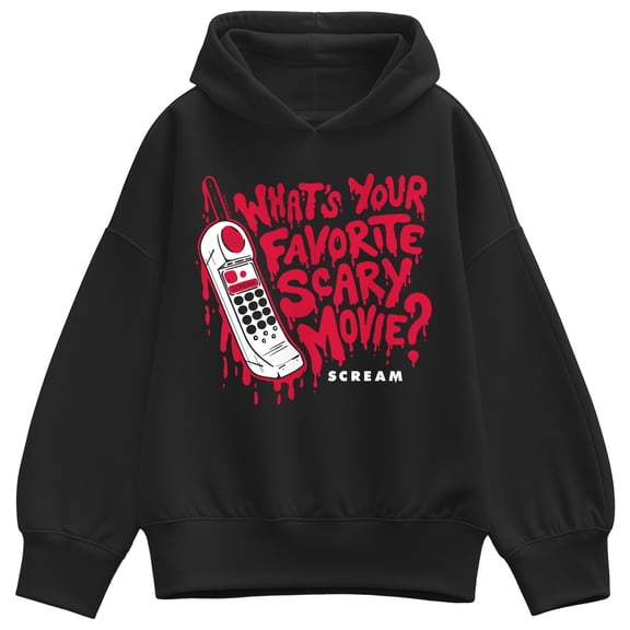 Scream - What's Your Favorite Scary Movie? - Women's Oversized Fleece Hoodie Sweatshirt