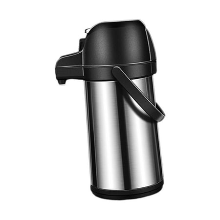 

Tongina Thermal Coffee Carafe Coffee Carafe Beverage Dispenser Coffee Dispenser with Pump for Home Outdoor Party Drink 1.5L Stainless steel