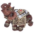 thumbnail image 1 of Figura de elefante, escultura de elefante no tóxica, resina ecológica roja para sala de estar, hotel,(Red square trumpet 7 * 3.5 * 7cm) Decoración Hogareña Fugacal NO, 1 of 7