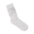 thumbnail image 2 of No Boundaries Slouch Socks, 1-Pack, Shoe Sizes 4-10, Women’s, 2 of 3