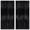Black, variant on Black Metallic Tinsel Foil Fringe Curtains, 2 Pack 3.3x6.5 Feet Party Streamer Curtains for Birthday Party Decorations, Halloween Decor, Foil Curtain Backdrop for Bachelorette Party