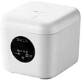 thumbnail image 1 of BEAR 2L Portable Rice Cooker, Travel Rice Cooker Small for 2-3 People, Personal Rice Cooker, Food Steamer, Multi-cooker for Brown Rice, White Rice, Soup, Porridge, Yogurt-White, 1 of 5