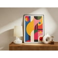 thumbnail image 2 of Geometric Abstract Wall Art Print Mid Century Modern Art Wall Decor Minimalist Art Print Abstract Geometric Poster - Poster Unframed, 2 of 3