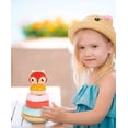 thumbnail image 3 of TOOKYLAND Wooden Wobble Stacker - Stacking Tower Toy, Ages 12m+, 3 of 9