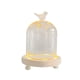 thumbnail image 4 of Cúpula de vidrio transparente, campana de cristal transparente, campana de cristal decorativa creativa para bodas 9x11cm Pájaro, 4 of 9