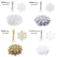 thumbnail image 5 of 12Pcs Charming 7.5/10cm Gold Powder Snowflake for Xmas White Christmas Tree Decor Party Holiday Christmas Ornaments Home Decor, 5 of 5