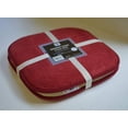 thumbnail image 5 of Kashi Home 16"x16" Memory Foam Chair Seat Cushion Pad for Kitchen, Dining Room, Patio Chairs, Set of 2, Burgundy, 5 of 5