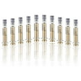 thumbnail image 2 of 1ML Glass Syringe with Golden Metal Plunger 10 Pack Anti-Leak Luer Lock Syringe Without Needle Accurate Syringe, 2 of 5