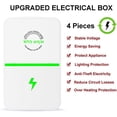 thumbnail image 2 of Wosthever Stop Watt Energy Saver Home Professional Electricity Saver Antirrobo Dispositivos de giro lento Fácil instalación Electrodomésticos Reino Unido enchufe, 2 of 6