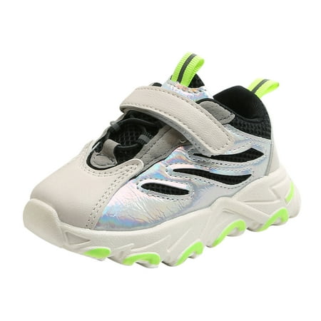 

AnuirheiH Girls Shoes Children Kids Toddler Baby Boys Running Sport Shoes Mesh Sneakers Sale Clearance