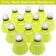thumbnail image 3 of New Indoor Stable Sports Plastic Badminton Training Balls Badminton Shuttlecocks Nylon Badminton YELLOW 6PCS, 3 of 8