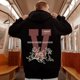 thumbnail image 2 of Sudadera con capucha y estampado de letras gráficas de ángel de otoño para hombre, sudaderas de gran tamaño estilo hip hop, sudaderas con capucha para hombre Y2K High Street, chándal, 2 of 5