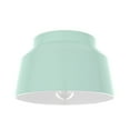 thumbnail image 2 of Hunter - Cranbrook 1-light Mint, Medium Size Flush Mount Light, Dimmable, Modern Style, Bell Shaped, for Bedrooms, Dining, Living Rooms - 19171, 2 of 7