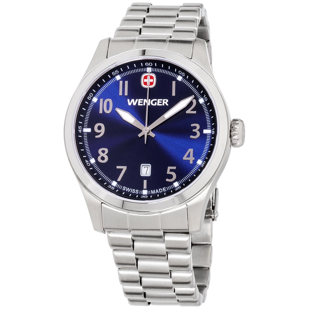 Wenger Wenger Terragraph Quartz Movement Blue Dial Men's Watch 01.0541.118