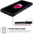 thumbnail image 4 of iPhone 8 Case, Slim Heavy Duty Dual Layer Protection Cover Heavy Duty Case for iPhone 8 Only (2X Glass Screen Protector Included) - Gun Metal, 4 of 8