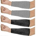thumbnail image 1 of 4 Pairs Of Arm Guards For Thin Skin And Bruising Cut And Burn Heat Resistant Arm Guards Protective Forearm Sleeves For Women Men Cooking Gardening, 1 of 5