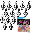 thumbnail image 3 of Confetti Music Clef Note Black - Pouch (1/2 oz) - CCP9725, 3 of 8