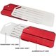 thumbnail image 3 of Etiquetas de aluminio para equipaje para dispositivos de reconocimiento de equipaje de metal (5 en rojo), 3 of 5