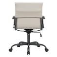 thumbnail image 4 of LeisureMod Harris Leather Office Desk Chair with Swivel Armrests Modern Adjustable Executive Conference Chair for Office and Home (Tan), 4 of 6